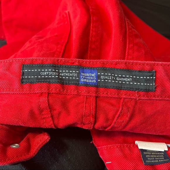 Marithe Francois Girbaud red jeans size 40 - Picture 8 of 9